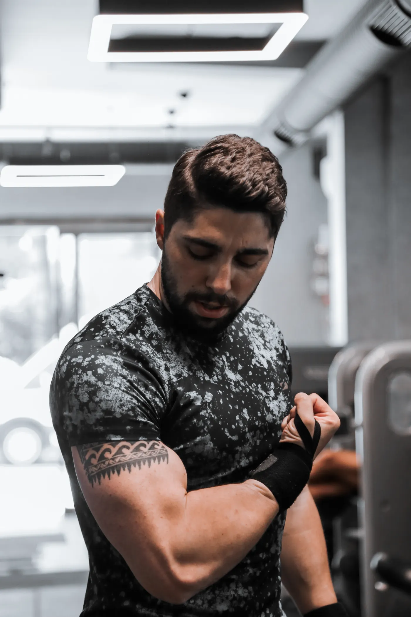 Man in casual sportswear