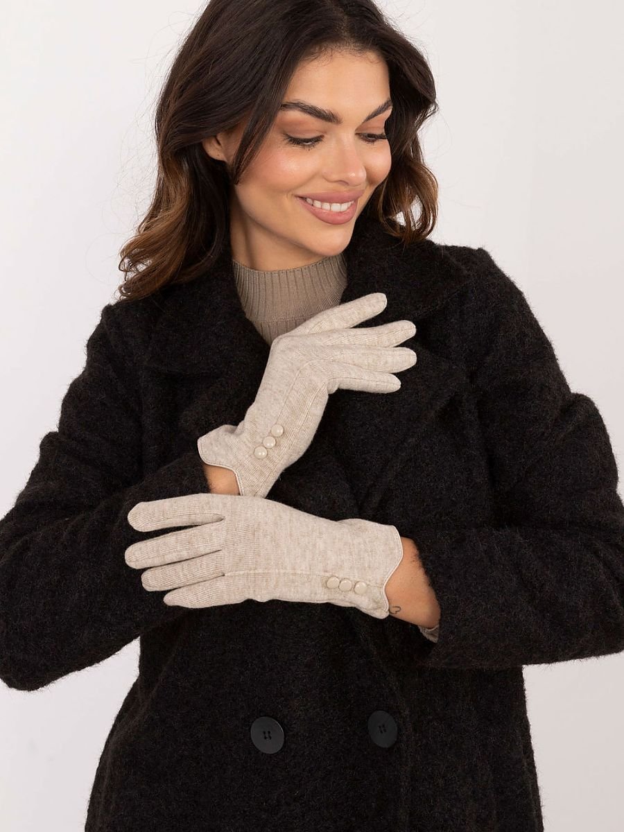 Women's Winter Gloves – Beige